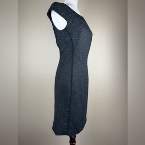 Veronika Maine Black Dress. Back Zipper & Slit. Size- 6 Australian